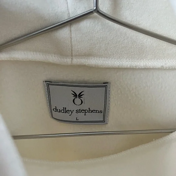 Dudley Stephens Cream Turtleneck with Blue Trim - Picture 2 of 3